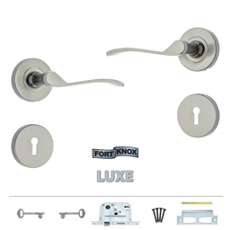 M7B40 - 2 Lever Lockset Lady Star Rose -M7B40_o_T